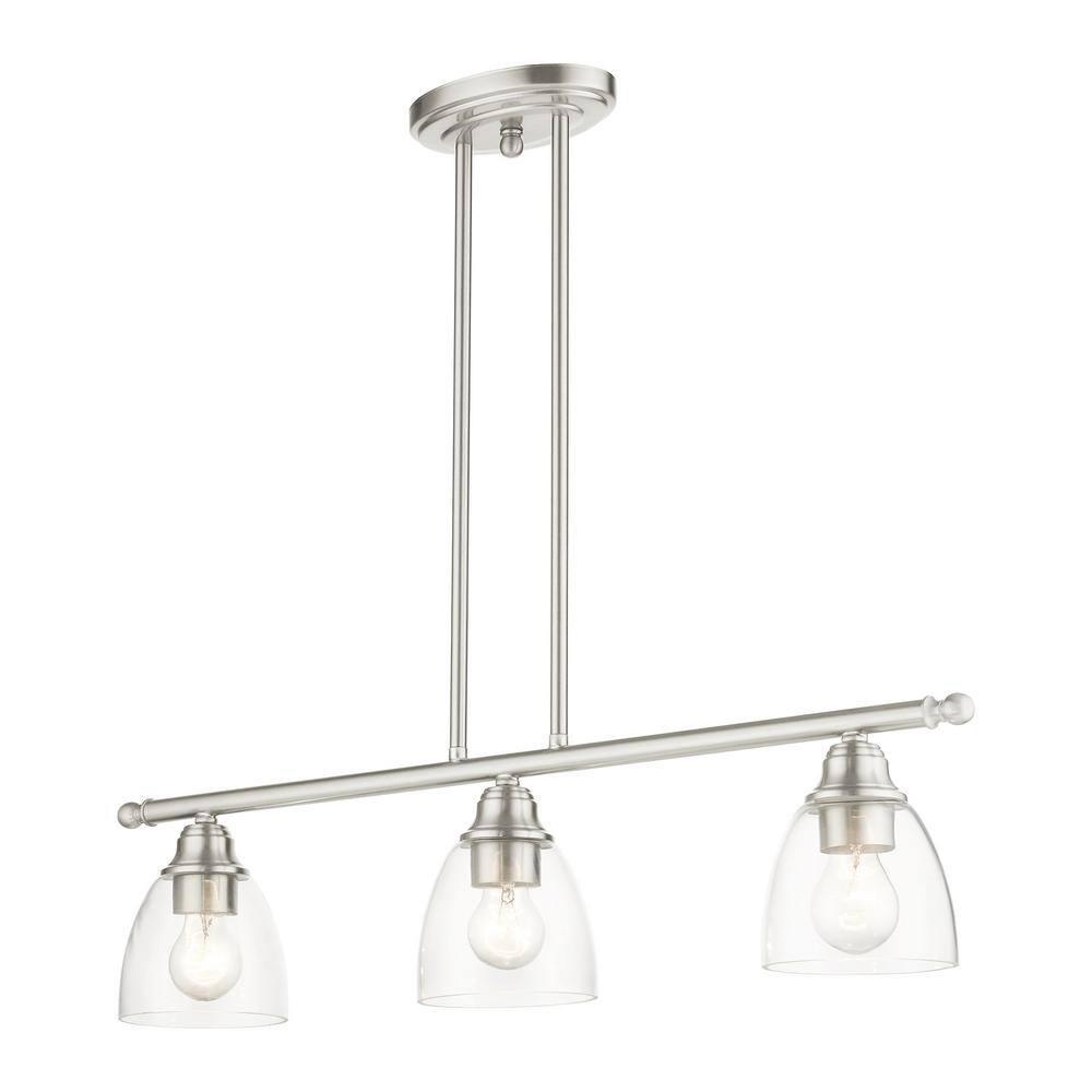 Livex Lighting Montgomery 3 - Light Chandelier in  Brushed Nickel
