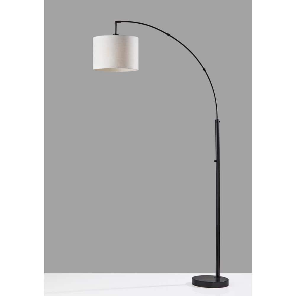 Bowery Arc Lamp in Matte Black Color