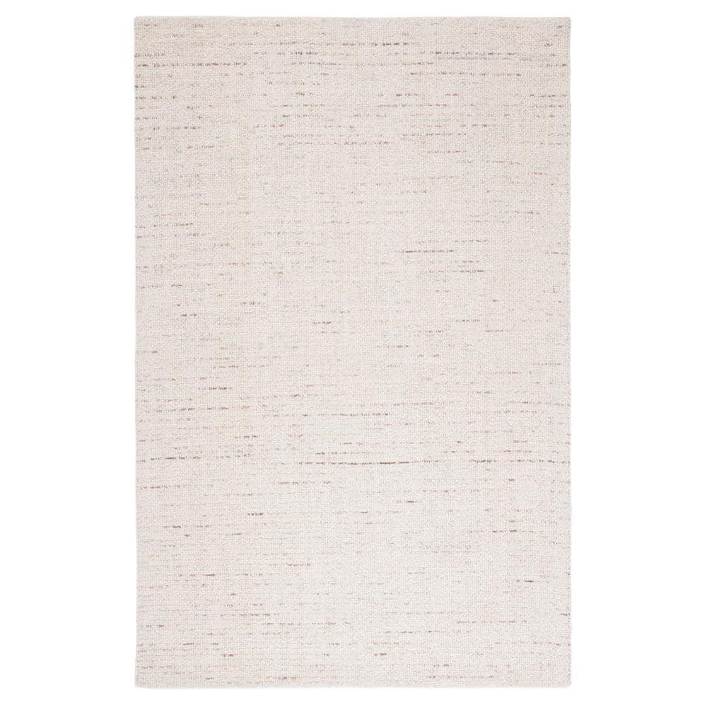 Abstract ABT468 Handmade Indoor Area Rug - Ivory/Brown - 4'x6' - Safavieh