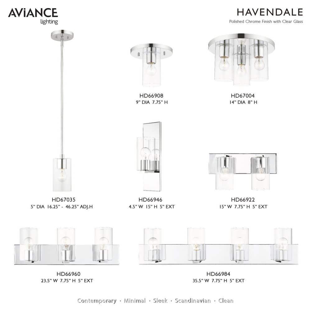 Livex Lighting Zurich 1 - Light Flush Mount in  Polished Chrome