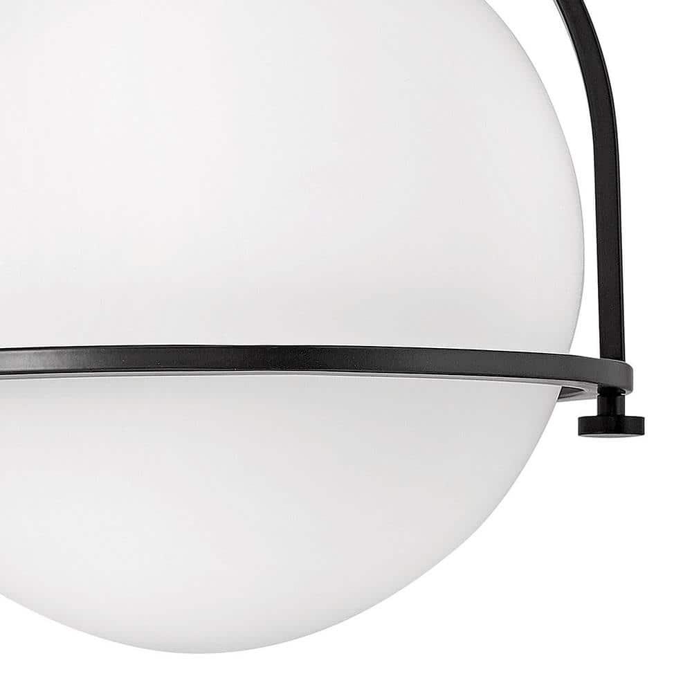 McCormick Hand Blown Glass Semi Flush Mount