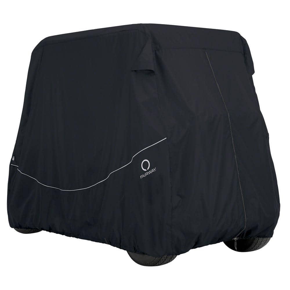 Fairway Short Roof Golf Car Quick-Fit Cover Black