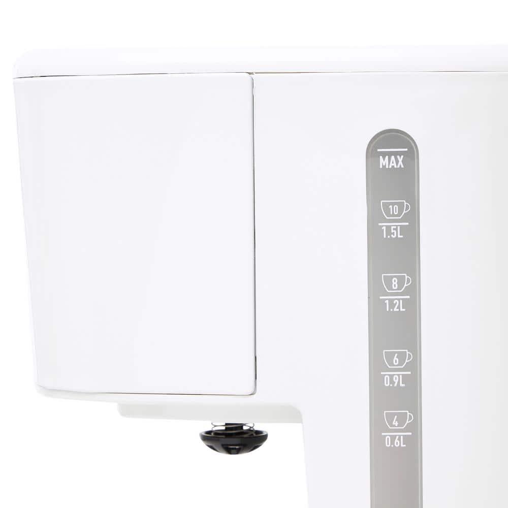 HADEN Heritage Ivory and Copper 12-Cup Programmable Coffee Maker