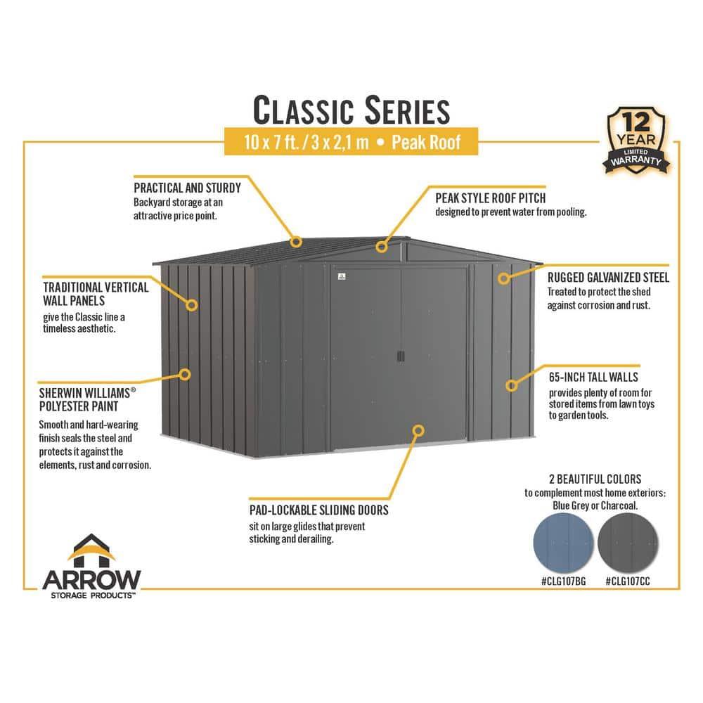 Arrow Arrow Metal Storage Shed