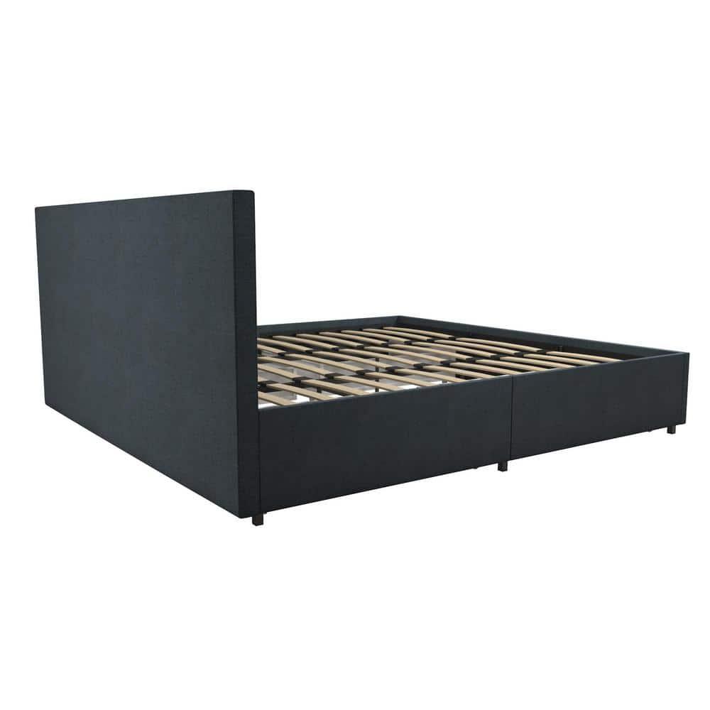Kelly Upholstered Unfinished Platform Storage Bed