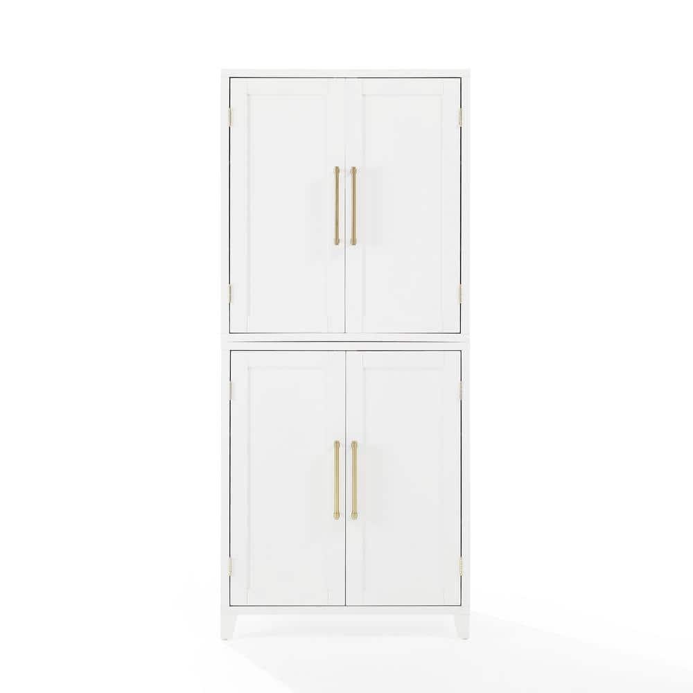 Crosley 70" Roarke Kitchen Pantry Storage Cabinet White