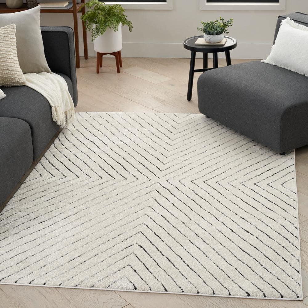 Nourison Home Scandinavian Rectangle Area Rug, 5' x 7'