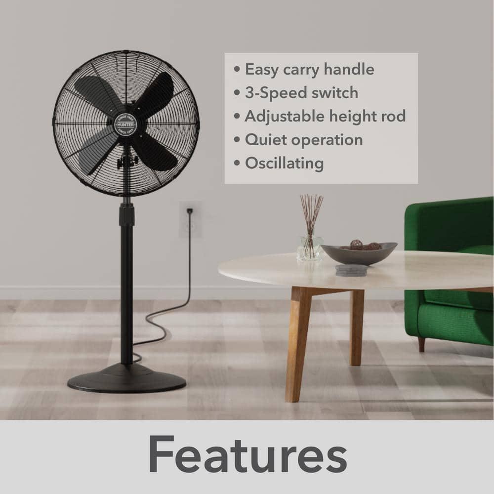 Hunter Fan 47" Oscillating Pedestal Fan