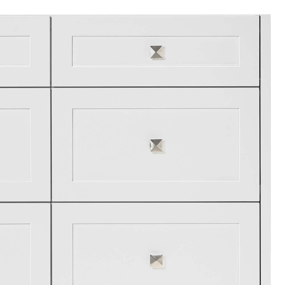 Ariel Monrow 67 Inch Single Oval Sink Bathroom Vanity With Pure White Quartz Countertop