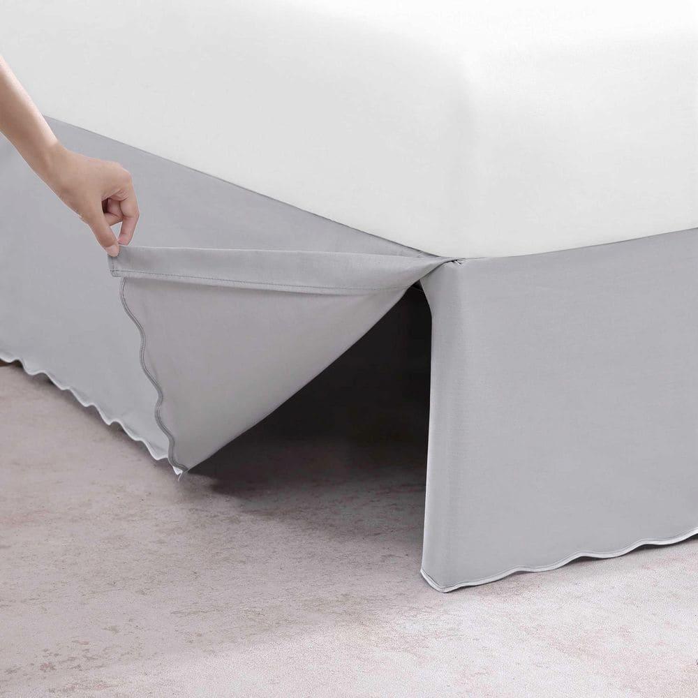 Stone Cottage Bedding Stone Cottage Solid Scalloped Cotton Bedskirt