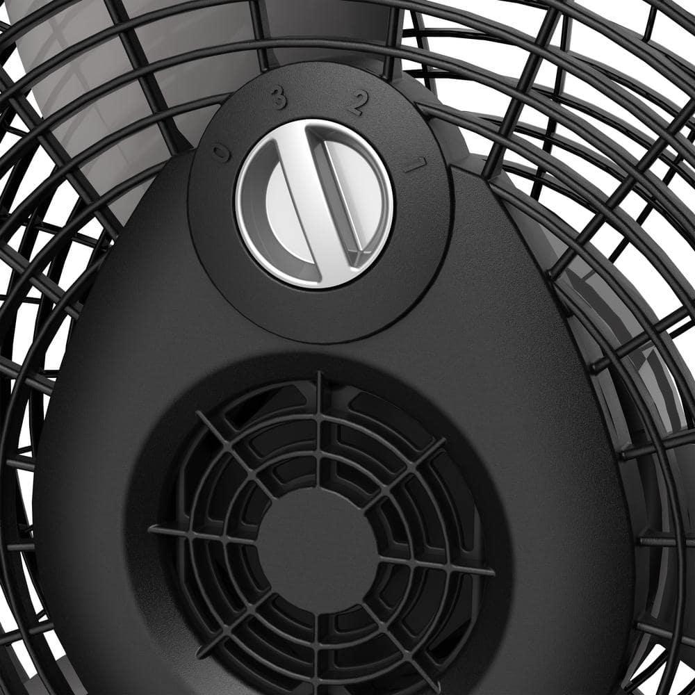 Lasko A20107 20" 3-Speed Air Circulator Fan, Black