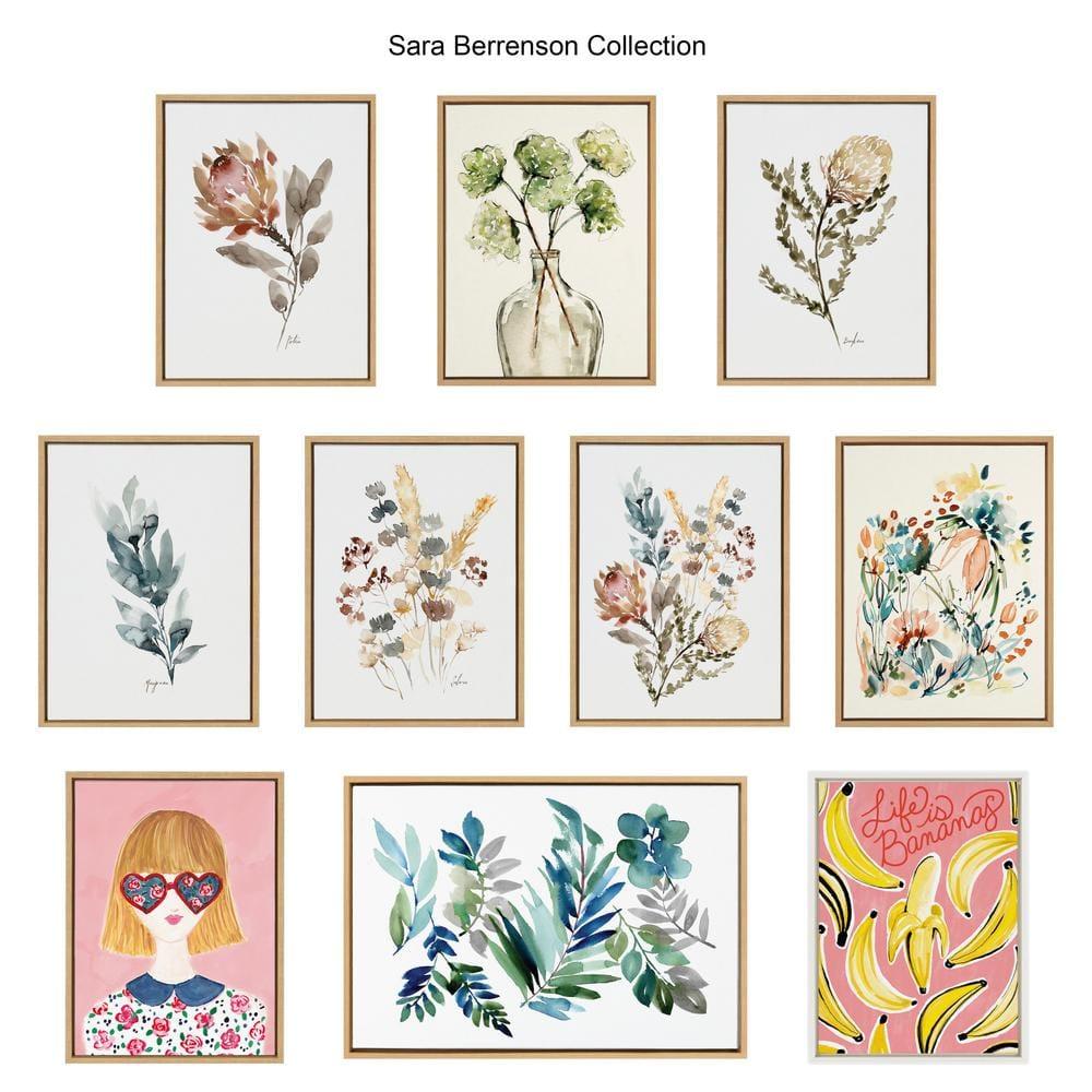 18" x 24" Sylvie Wild King Protea by Sara Berrenson Canvas - Kate & Laurel: Modern Botanical Decor, Vertical Display