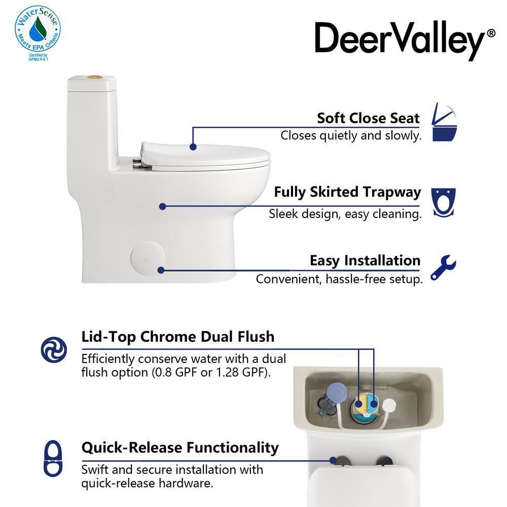 Ally Standard Bathroom Toielt, Modern Toilet with Comfort Chair Height Floor Mounted(Seat Included)