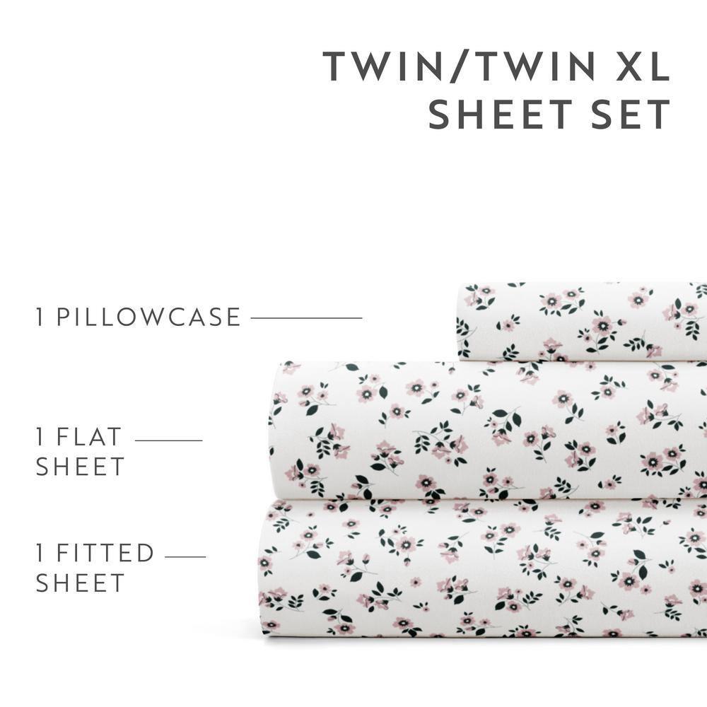 IEnjoy Home 4 Piece Sheet Set Patterned Microfiber Ultra Soft Bedding in Floral Dream & Reviews | Wayfair