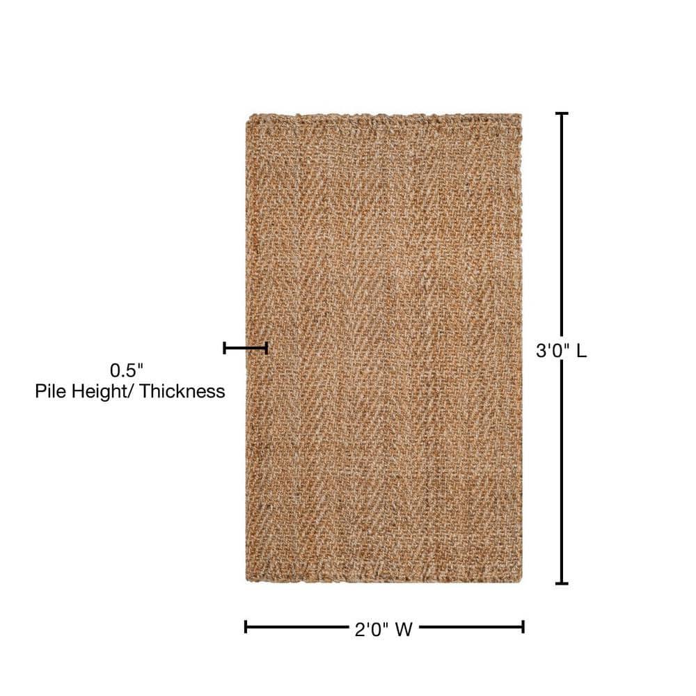 Natural Fiber Seagrass Solid Color Rug