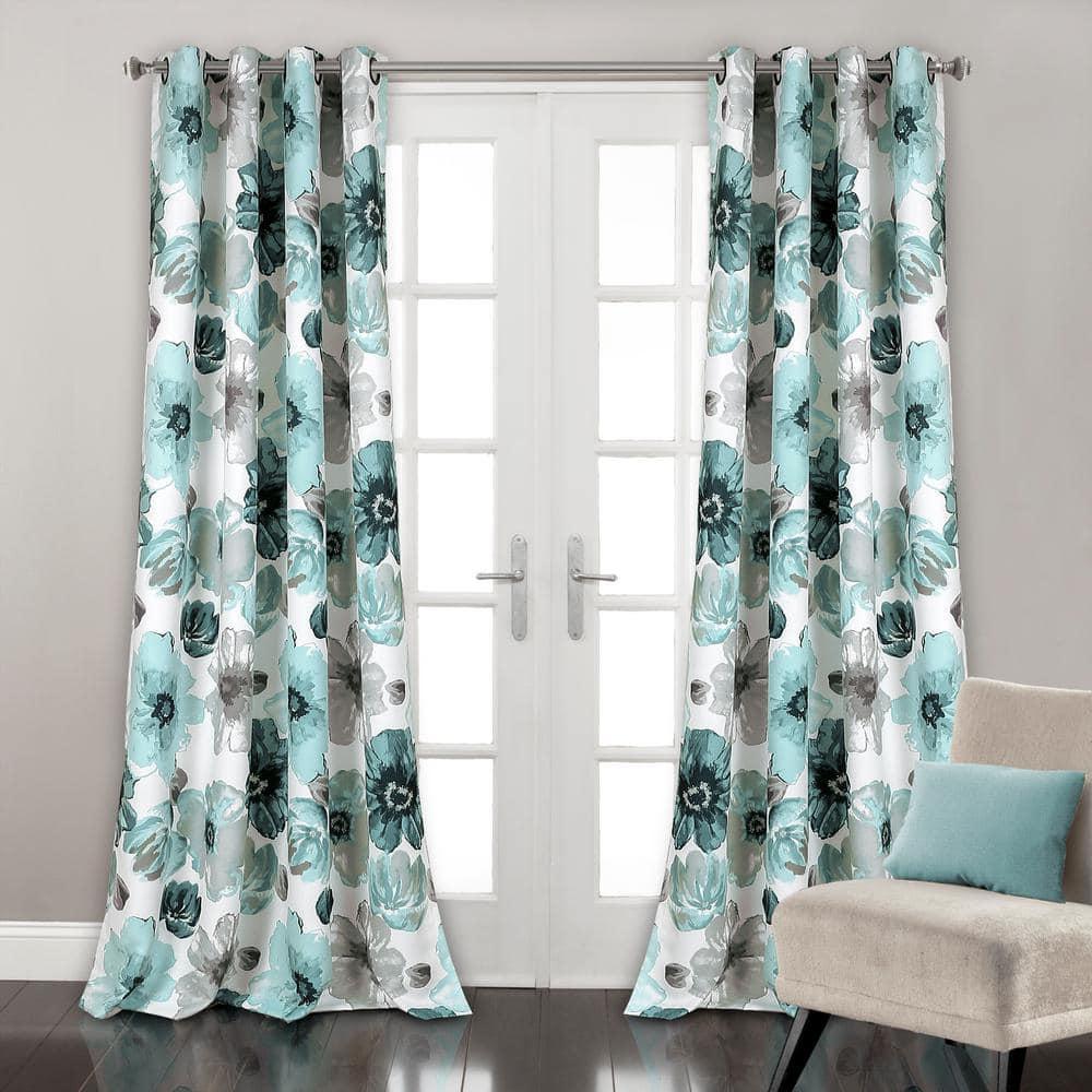 Torre & Tagus Leah Polyester Room Darkening Curtain Pair (Set of 2)