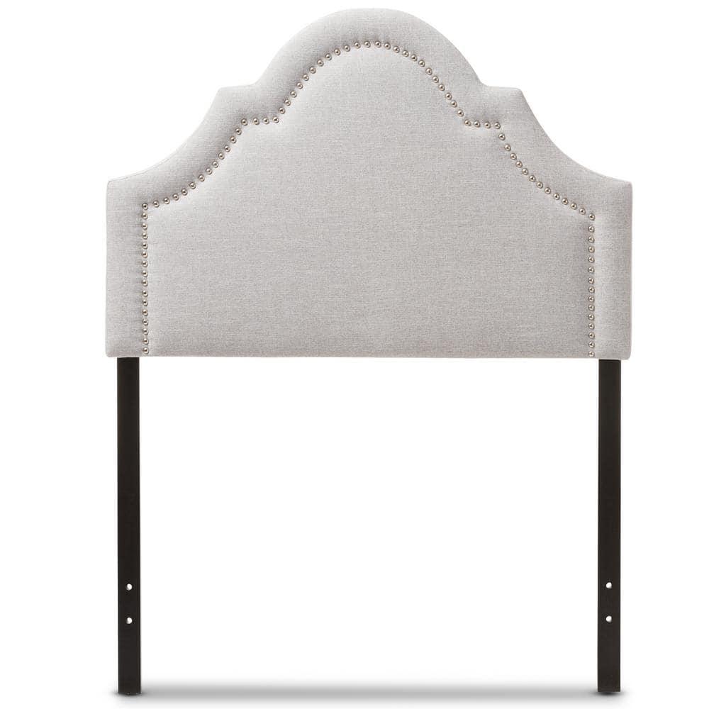 Baxton Studio Queen Rita Modern And Contemporary Fabric Upholstered Headboard Grayish Beige: Wood Composite Frame, Polyester Fill