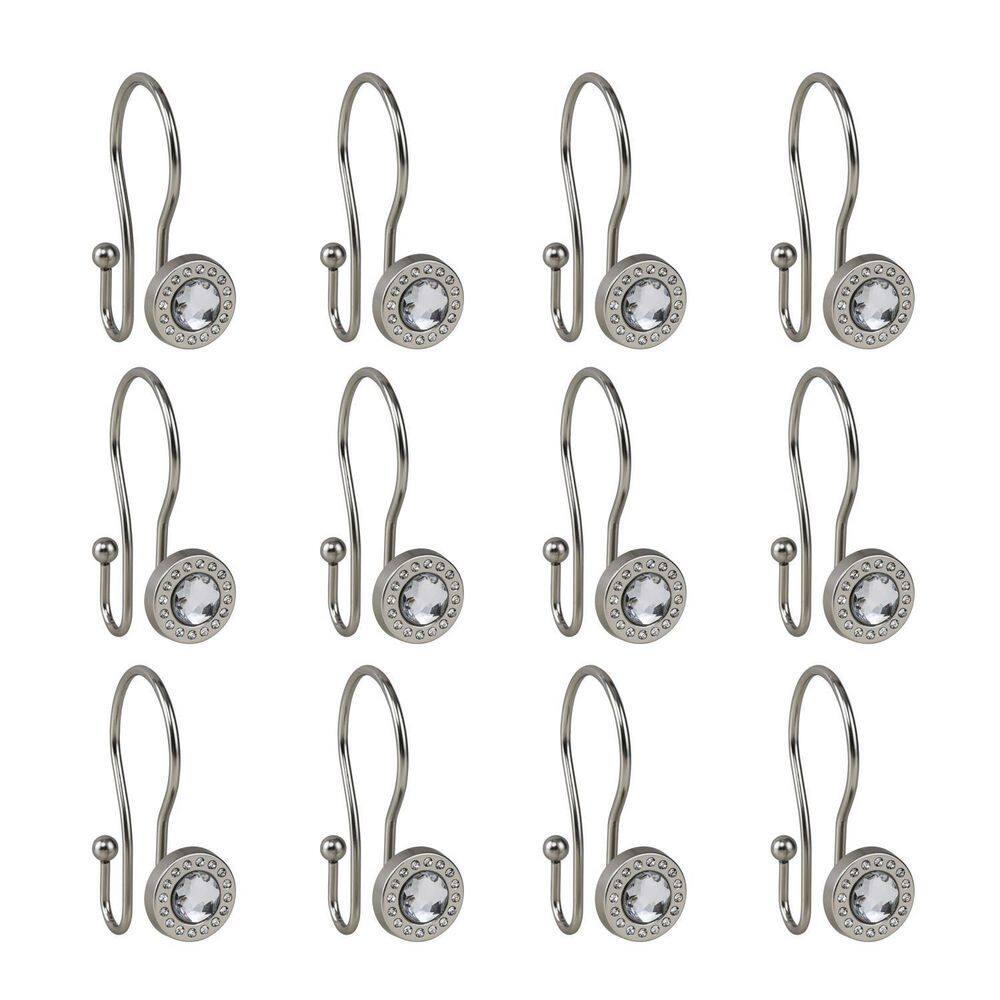 Utopia Alley Zinc Shower Curtain Hook (Set of 12)