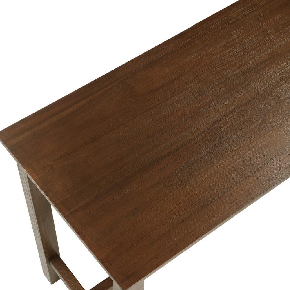 Sonoma Counter Height Pub Table Chestnut - Boraam: Modern Kitchen Table for 4, Wood Frame, 36" High