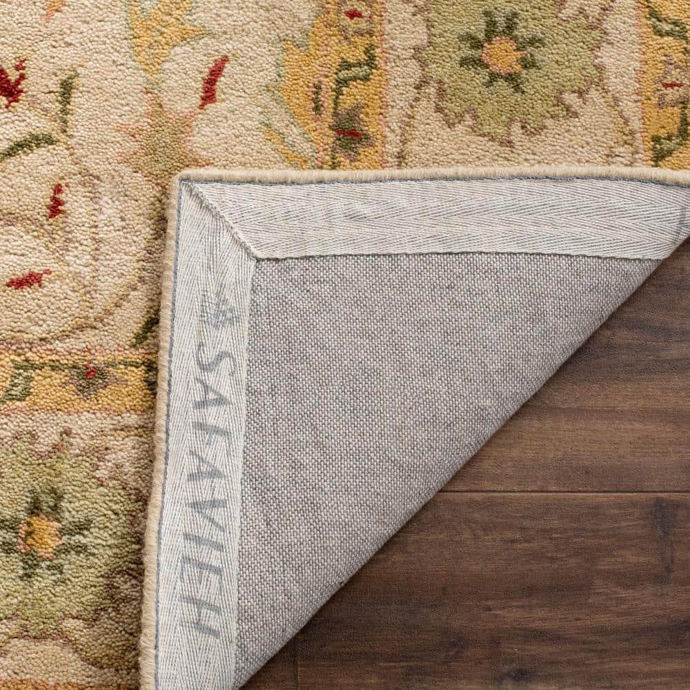 Antiquity AT14 Hand Tufted Indoor Area Rug - Ivory - 6' Round - Safavieh