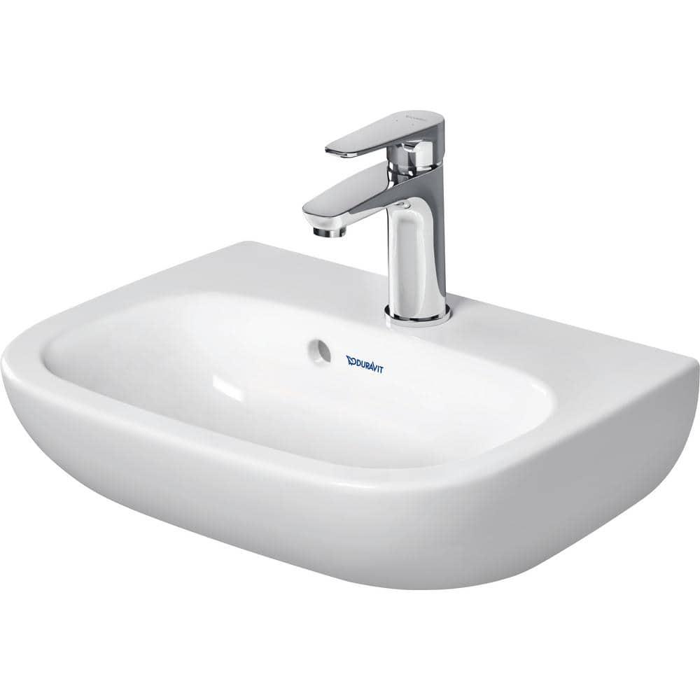 D-Code Ceramic 18" Bathroom Sink with Overflow