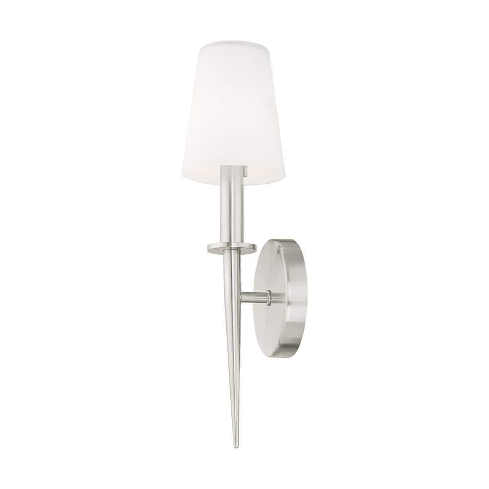 Livex Lighting Witten 1 - Light Wall Light in  Brushed Nickel
