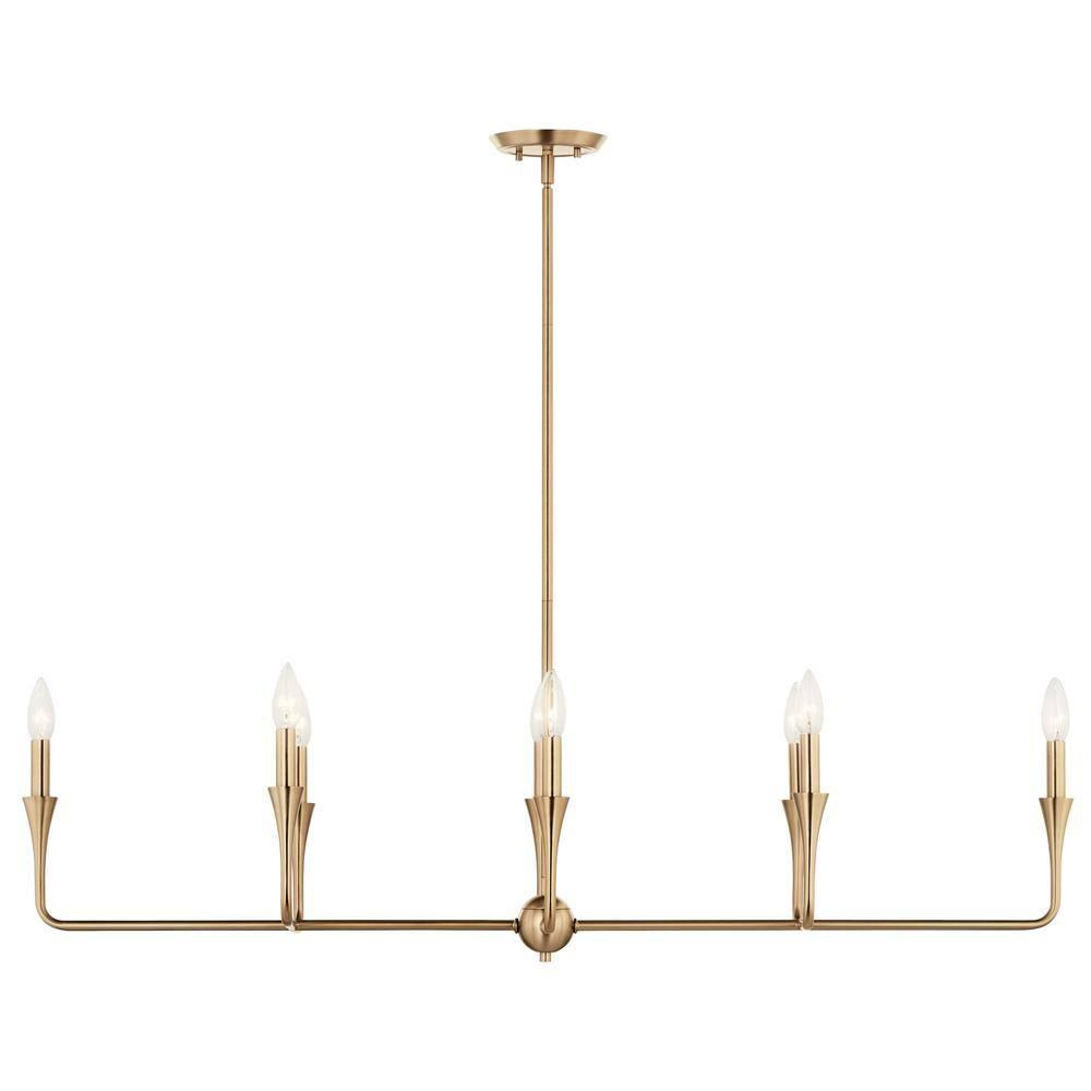 52693CPZ-Kichler Lighting-Alvaro - 8 Light Chandelier-24.25 Inches Tall and 11.5 Inches Wide-Champagne Bronze Finish