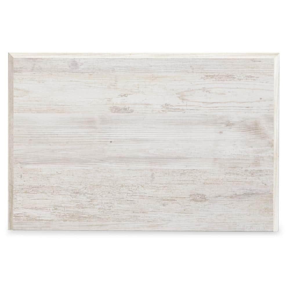 Paxberry Two Drawer Nightstand White Wash - Signature Design by Ashley: Traditional Style, USB Port, Storage Function