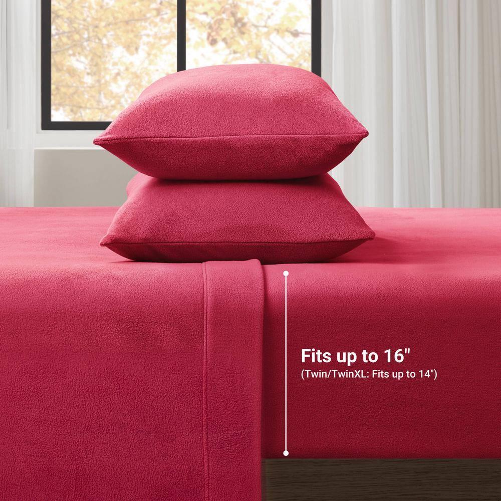 Madison Park Micro Fleece Sheet Set
