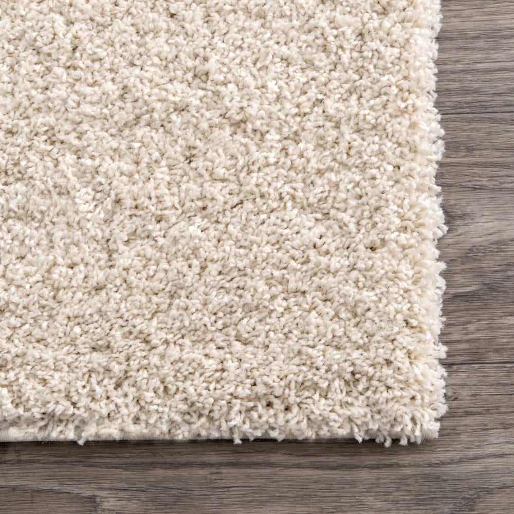 nuLOOM Carolyn Modern Shag Area Rug, 9' 2" x 12', Cream