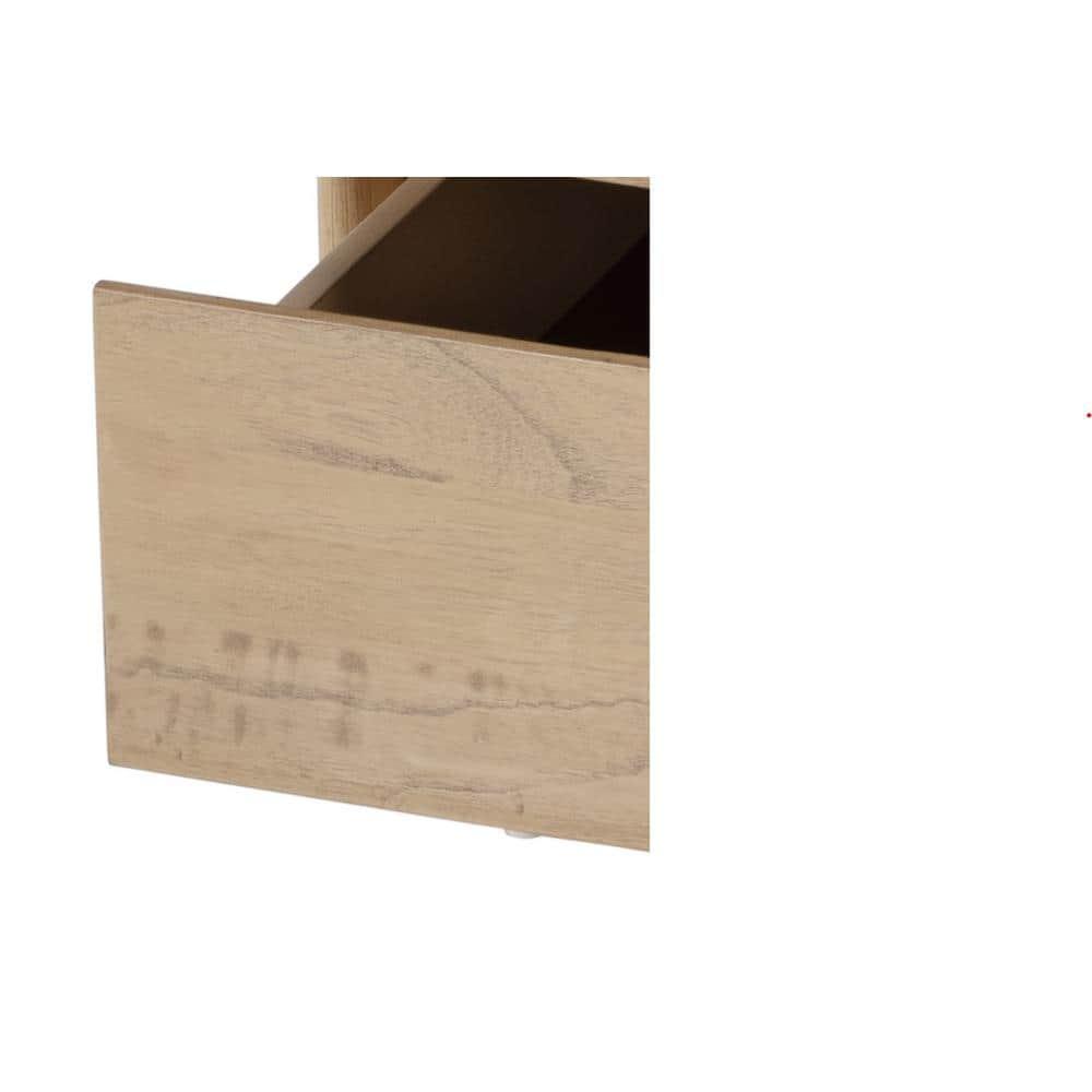 Butler Specialty Company Lennon 3 Drawer Rounded Leg Wood Dresser - Natural