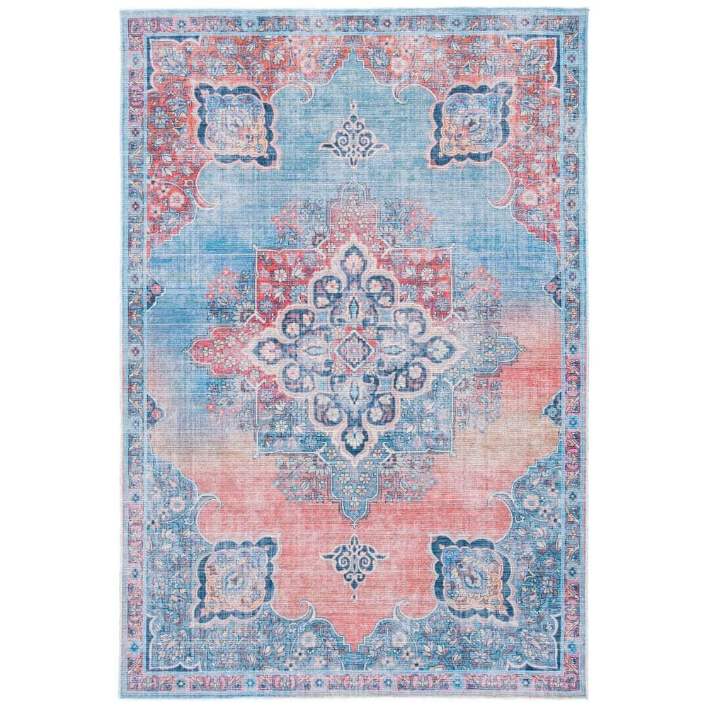 Mistana™ Teen Demetrius Oriental Red/Blue Area Rug