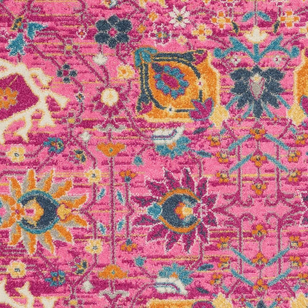 Nourison Passion Bohemian Indoor Rug Fuchsia 8' x 10'