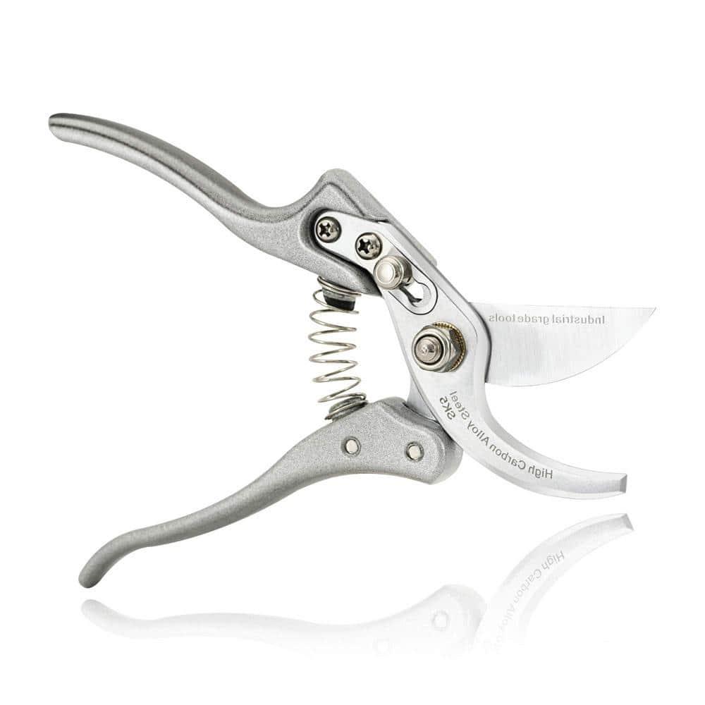 TONMA Pruning Shears for Gardening [Made in Japan] 8 Inch Bypass Garden Scissors Secateurs, Premium Japanese Gardening Tools Hand Pruner Clippers with Ergonomic Handle