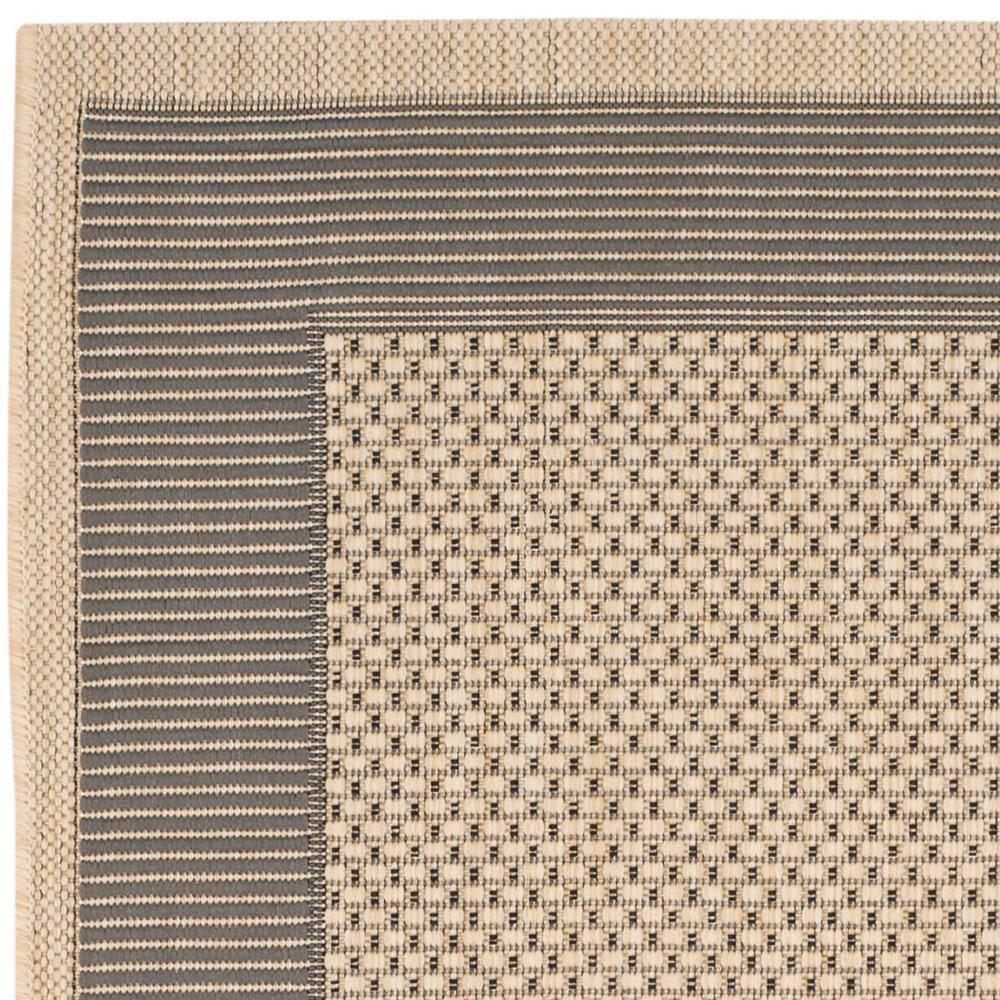 Courtyard CY7987 Power Loomed Indoor/Outdoor Accent Rug - Grey/Cream - 2'7"x5' - Safavieh.