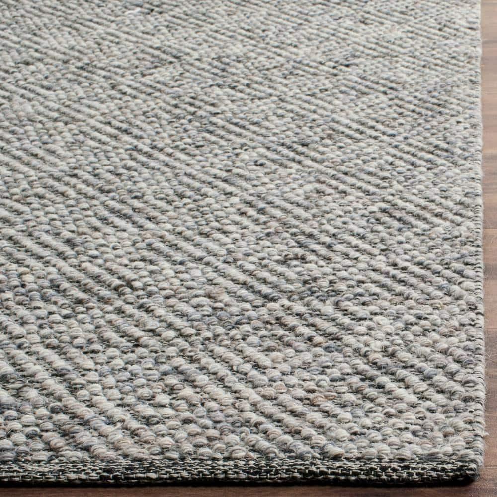 Natura NAT503 Hand Woven Indoor Area Rug - Camel/Grey - 8'x8' - Safavieh