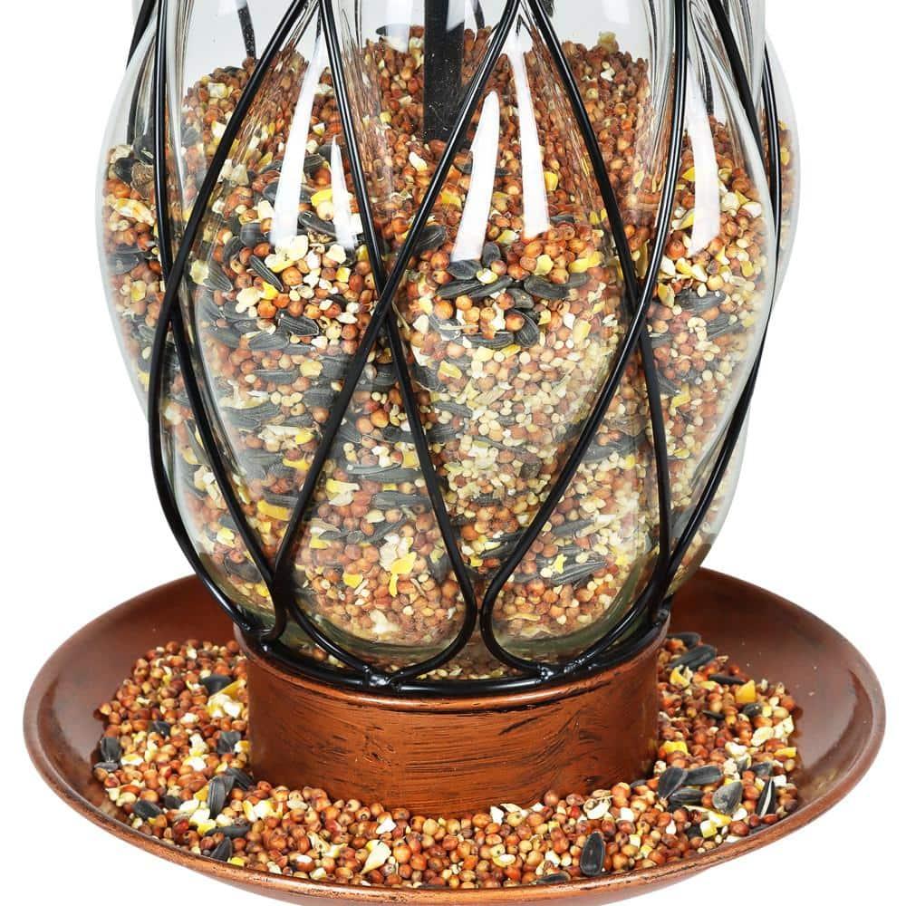 Exhart Exhart Solar Bird Feeder, 8.66 by 14.96 Inches