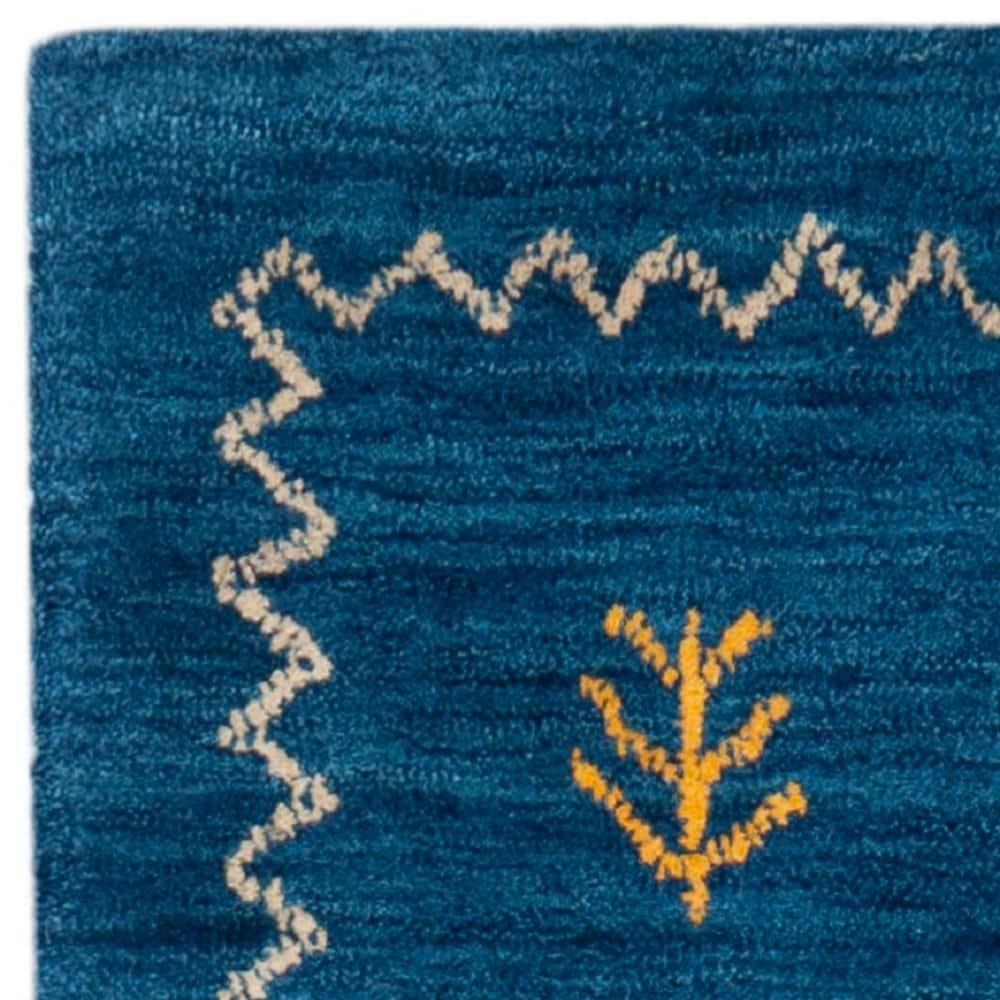 Himalaya HIM583 Hand Loomed Runner Rug - Blue - 2'3"x6' - Safavieh.