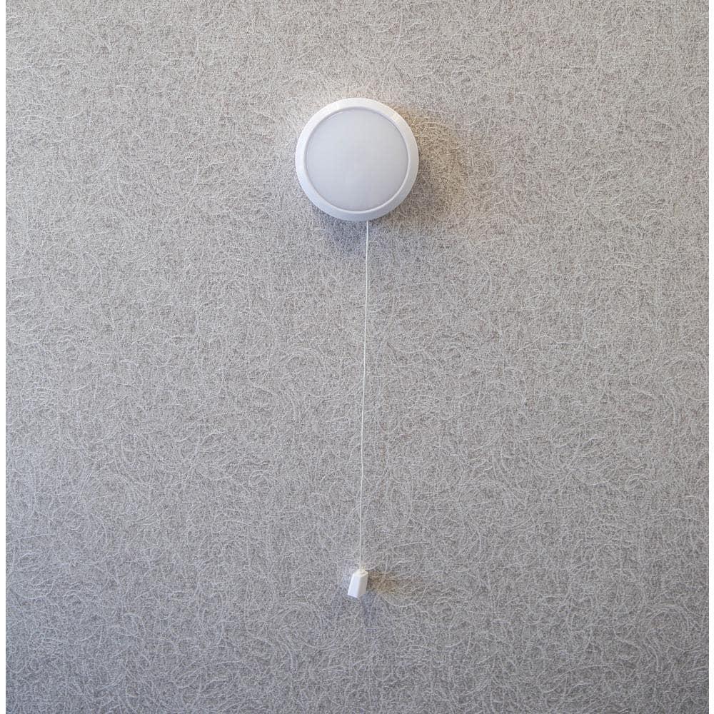 Westek BL-PSTG-W LED Pull String Utility Light, White