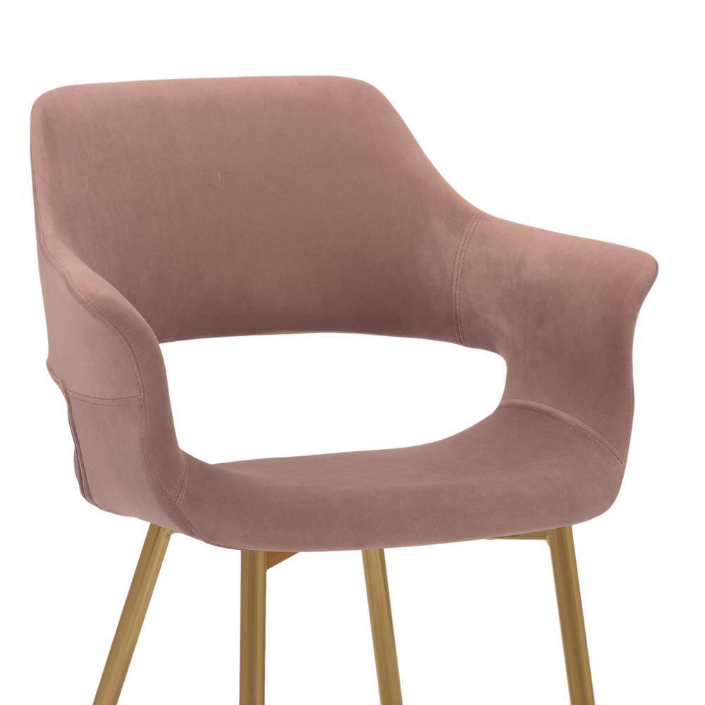 Gigi Velvet Metal Dining Room Chair - Armen Living