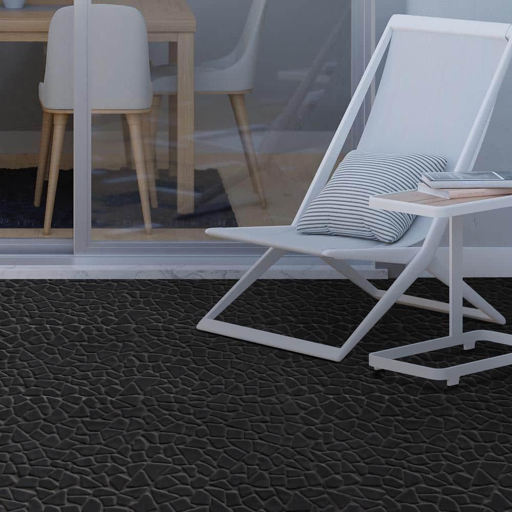 Sunwings 12" x 12" Pebble Recycled Glass Mosaic Floor & Wall Tile