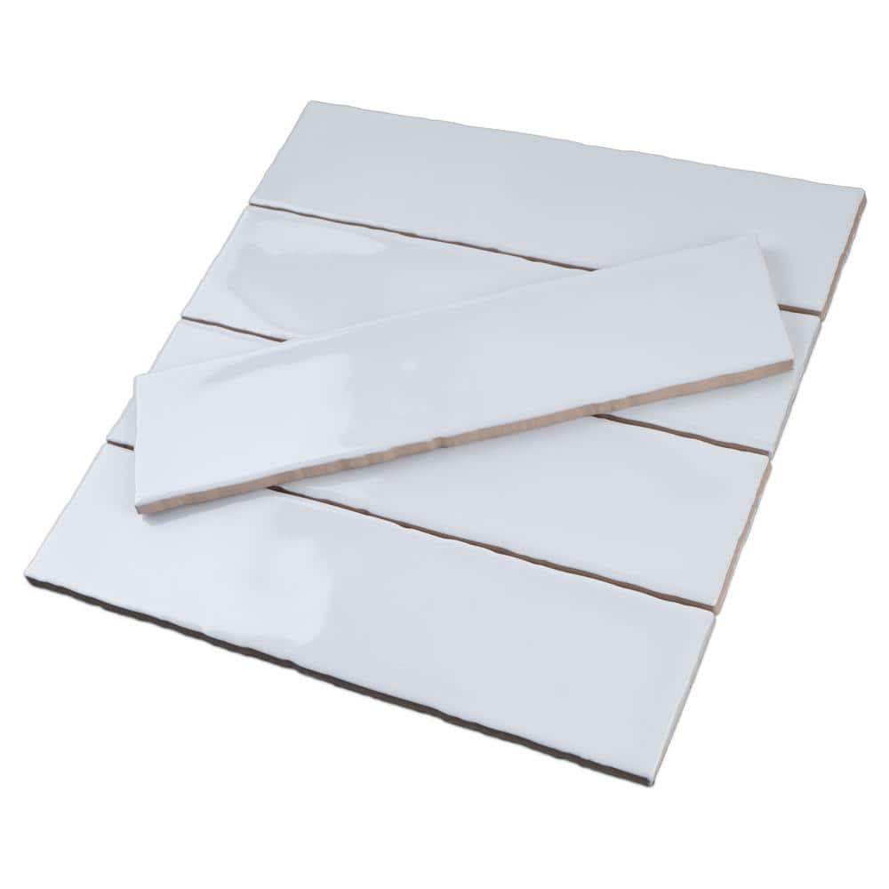 Supreme Tile Rustic 2.95 in. X 11.81 in. Polished Ceramic Subway Wall Tile