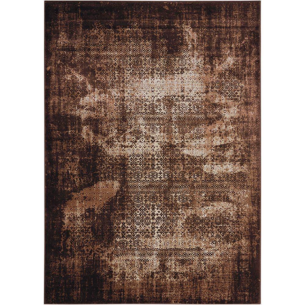 Nourison Karma KRM01 Latte Area Rug 5'3" x 7'4"