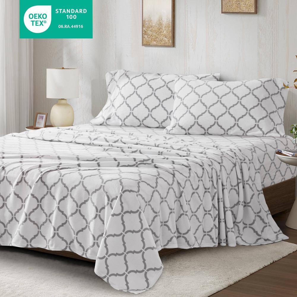 Madison Park Micro Fleece Sheet Set
