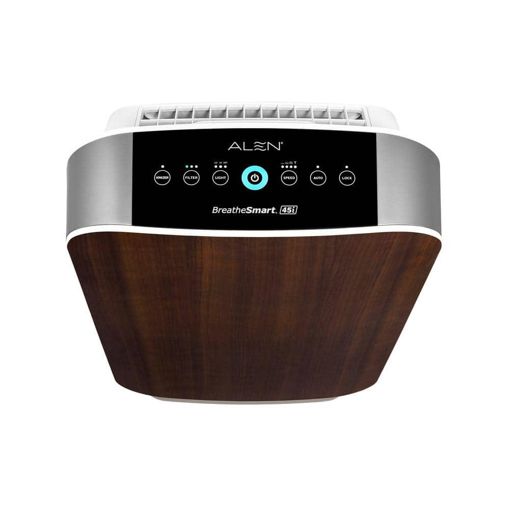 Alen BreatheSmart 45i 800 SqFt Air Purifier with VOC/Smoke HEPA Filter for Allergens, Dust & Mold + VOCs and Smoke - Espresso