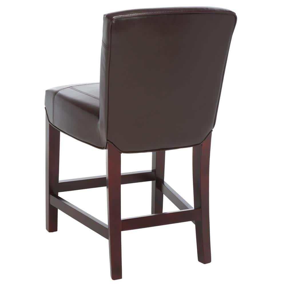 Ken Counter Stool - HUD8202 - Brown - Safavieh