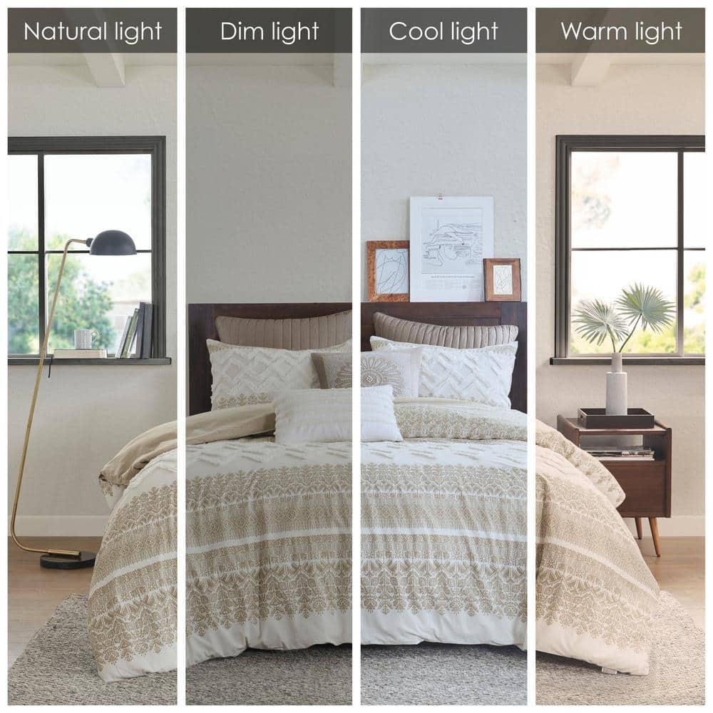INK+IVY Mila Cotton Duvet Cover Set with Chenille Tufting & Reviews | Wayfair