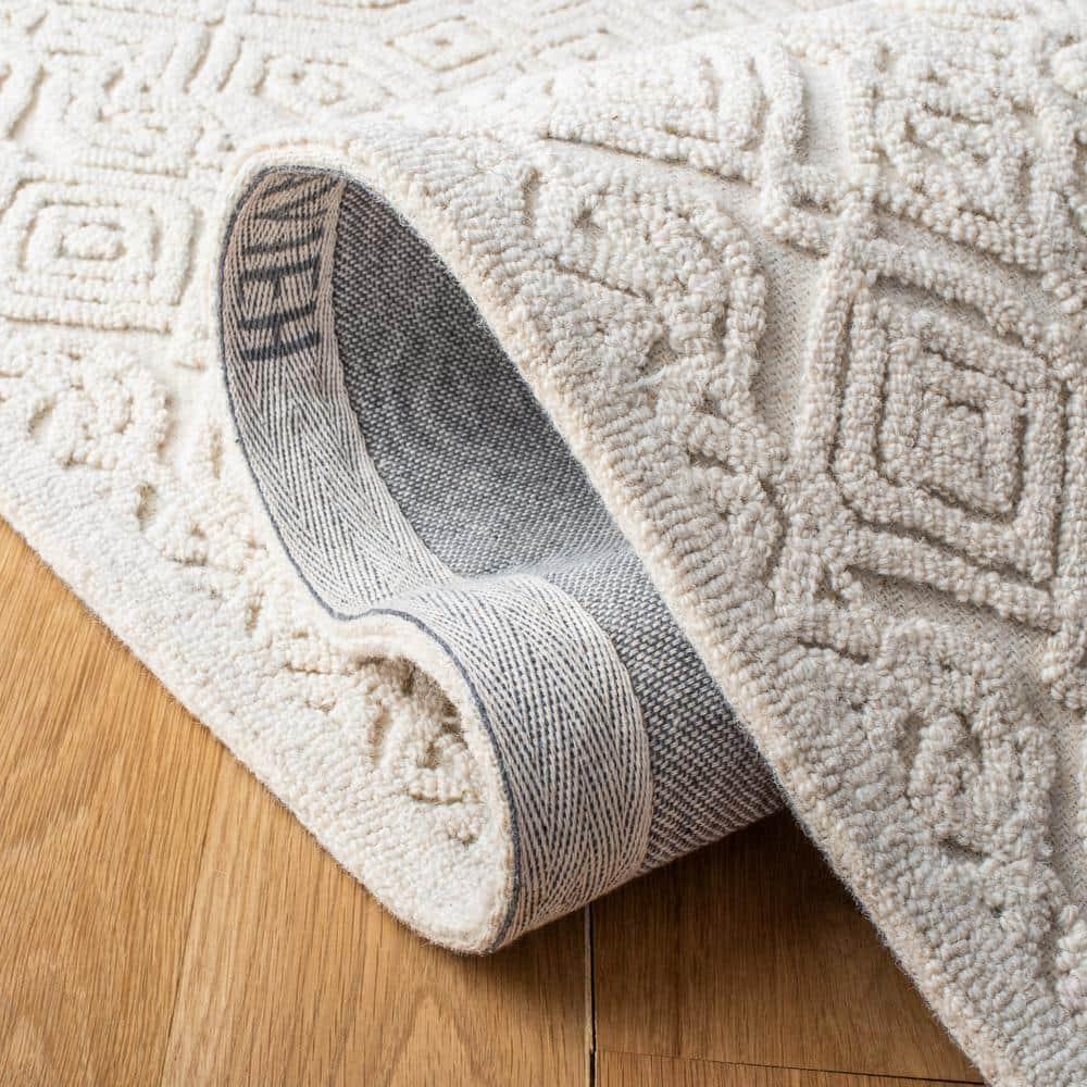 Textural TXT101 Hand Tufted Area Rug - Ivory - 8'x10' - Safavieh.