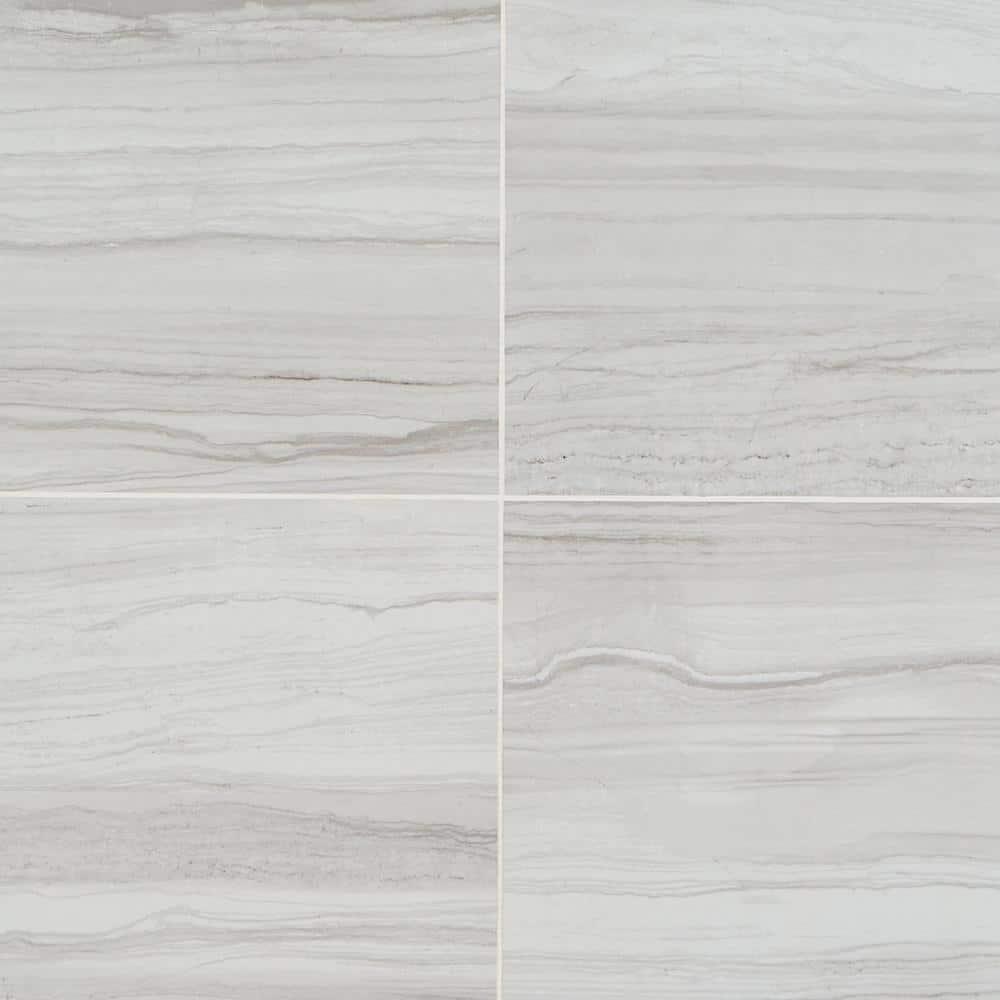 Bond Tile 12" x 24" Polished Marble Look Porcelain Floor and Wall Tile