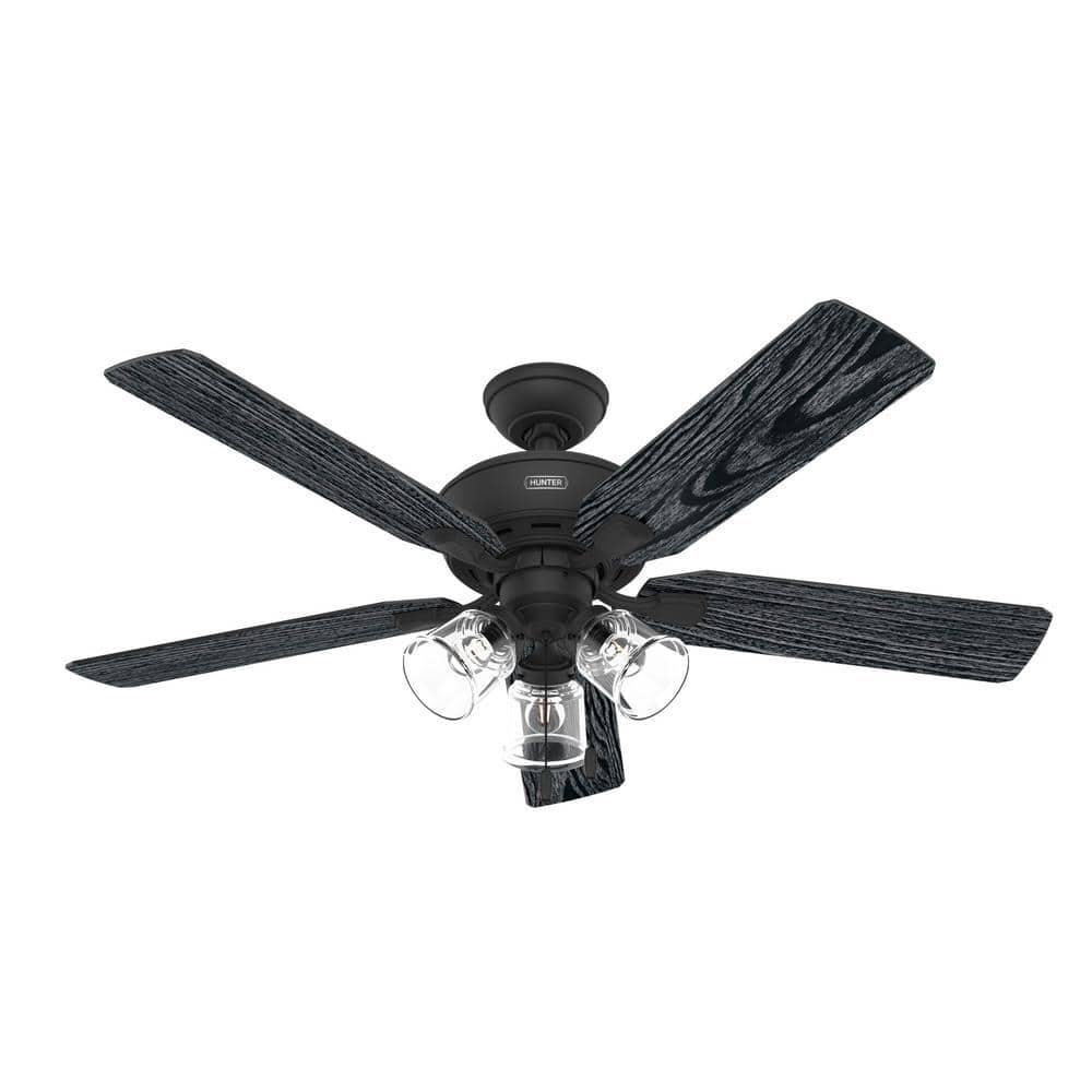 52" Rosner 5 - Blade Ceiling Fan With Lights and Pull Chains